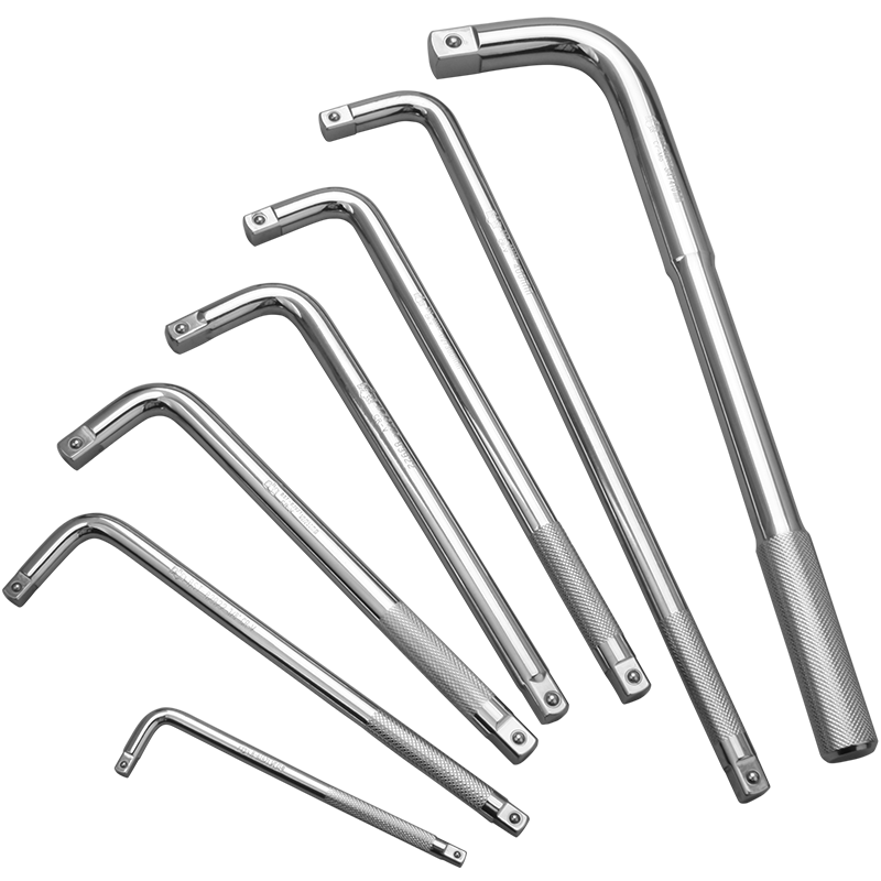 鹰之印 l型弯杆扳手工具长短大飞小飞中飞加长接杆批头延长杆套筒