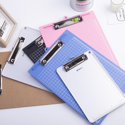 晨光文具学生加厚书写写字板夹塑料办公签字竖式垫板防滑记事夹板定制