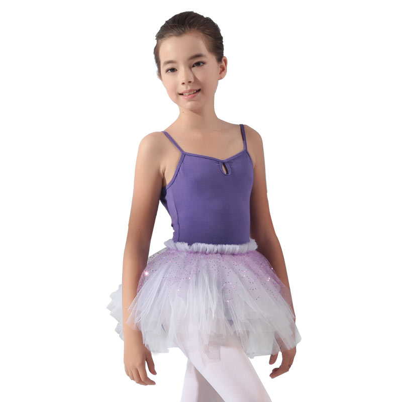 柏屋舞苑新款儿童舞蹈练功吊带水滴芭蕾形体女孩芭蕾舞服