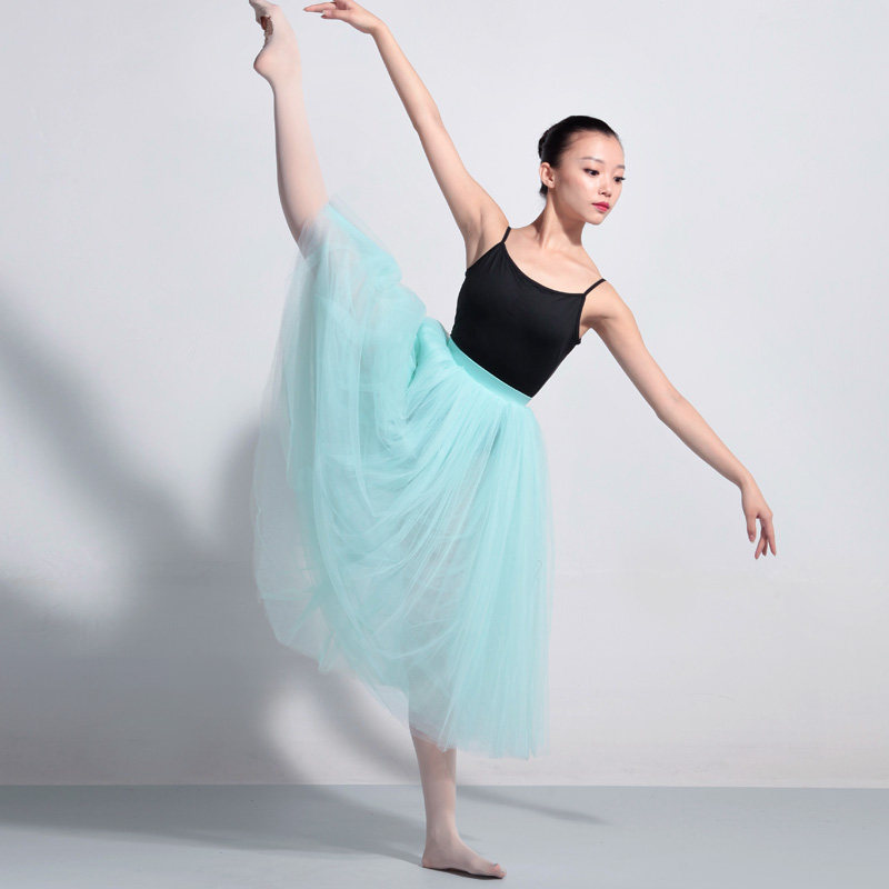 柏屋舞苑新款芭蕾长款tutu舞蹈练功表演专业纱裙芭蕾舞服