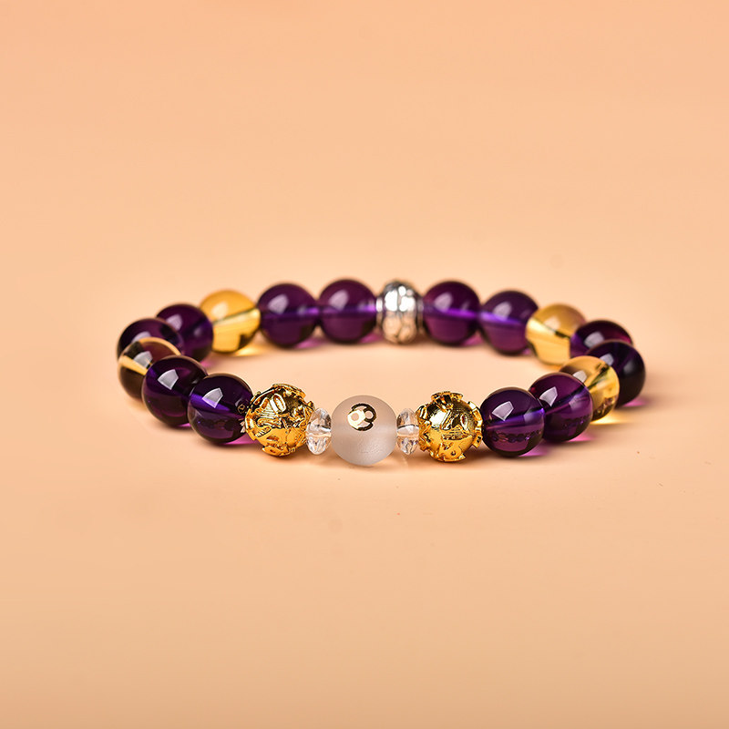 百解世代巨蟹恒素手链巨蟹座男女守护石星座护身符开运饰品生日