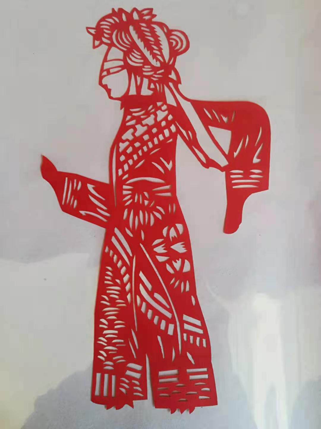 传统镂空窗花剪纸陕西皮影中国特色工艺品幼儿园纸质喜字