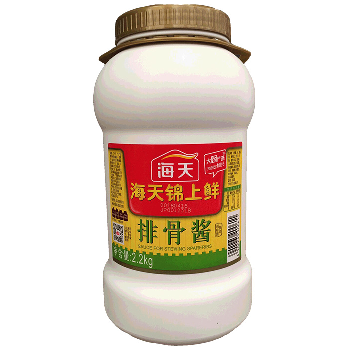 包邮6瓶酱料 海天锦上鲜排骨酱2.2kg 烧烤料蒸排骨一