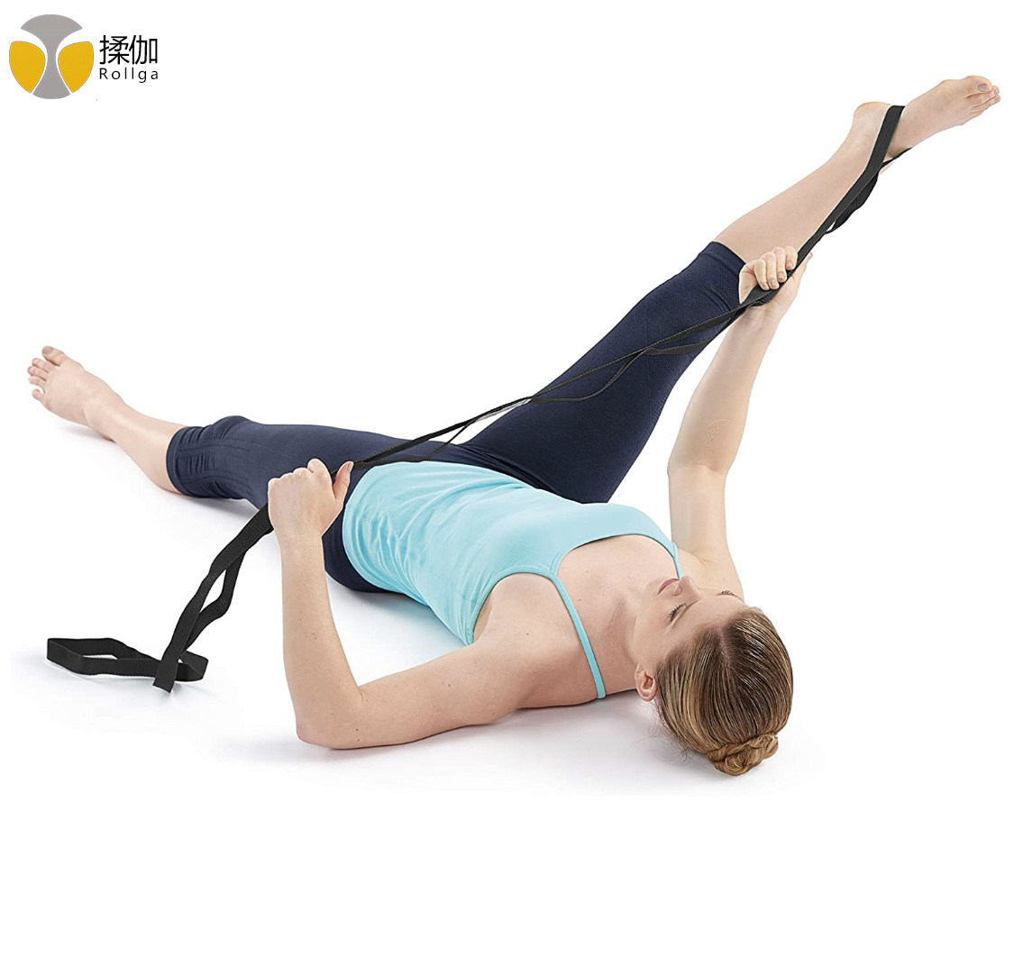 美国揉伽rollga新品健身瑜伽伸展弹力辅助拉伸拉力绳