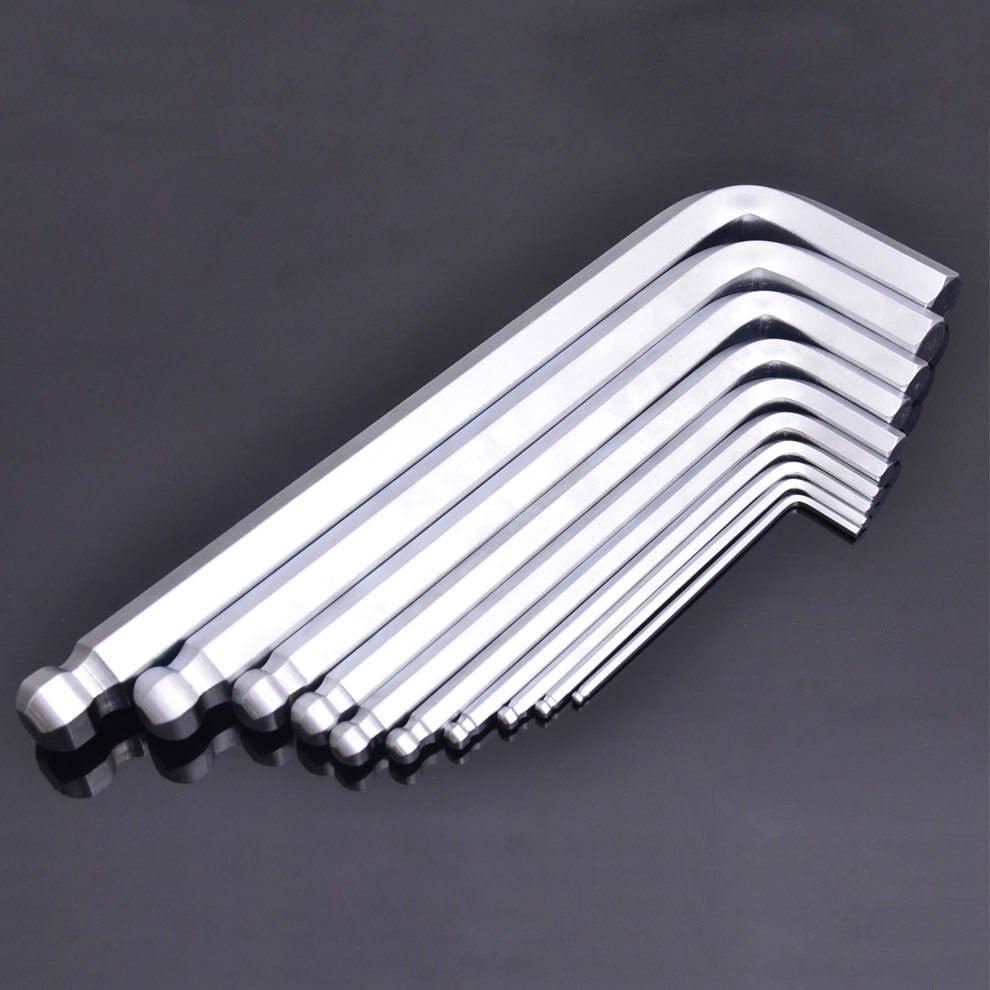 扳手得威斯规格六方头内单支球六角14mm内六角扳手