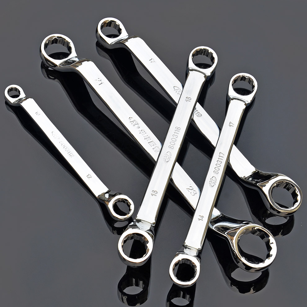 梅花两用华丰巨箭扳手套装件套汽修汽保机修挂袋梅花扳手