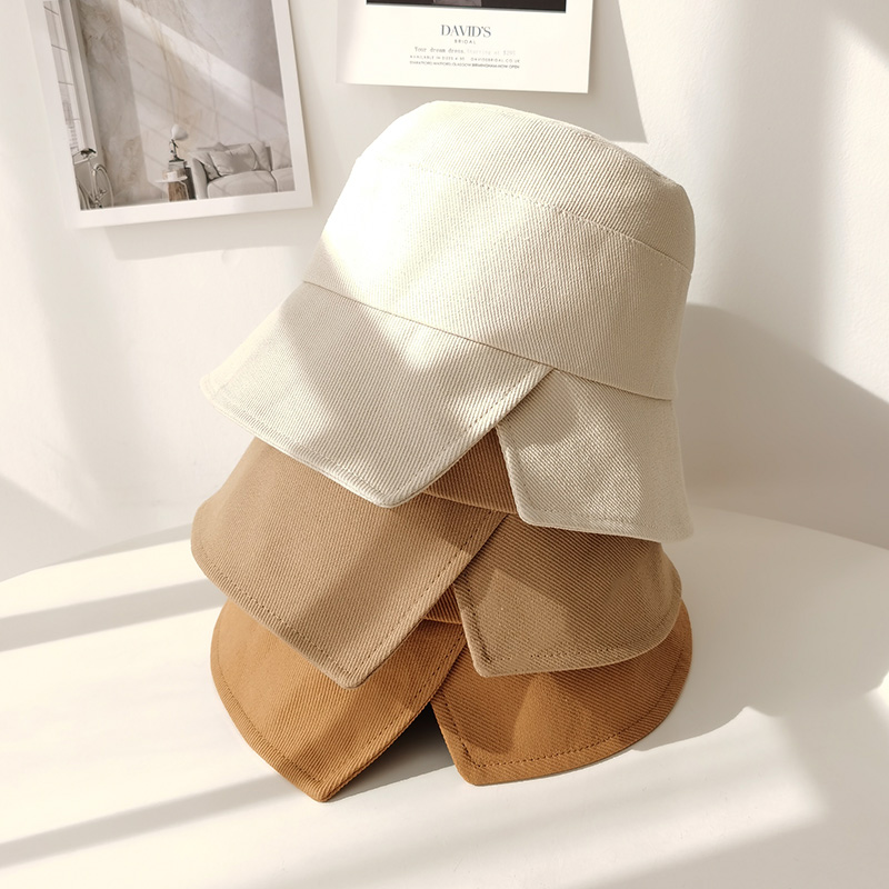 日系时尚百搭渔夫帽子女春夏季出游防晒盆帽显脸小遮阳帽水桶帽潮