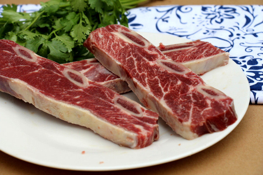 牛仔牛排排骨新鲜肋骨牛小排西餐牛肋排黄牛生牛肉