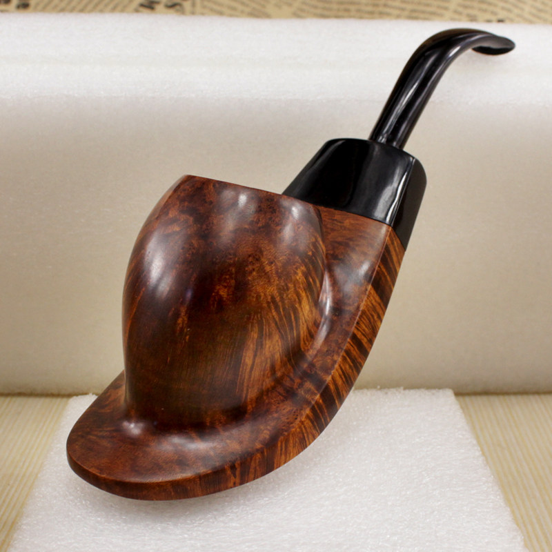 newbee博诺德经典款烟斗石楠木自由式火焰纹大师手工烟斗大号