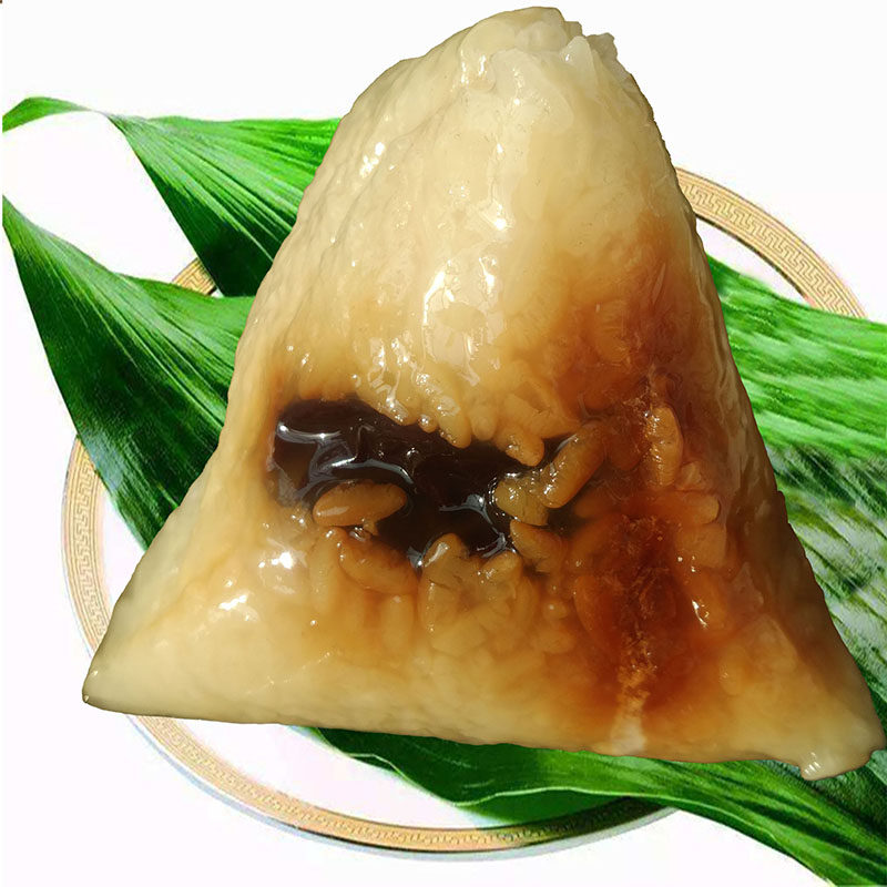粽子蜜枣枣红原味白米红枣红豆手工缘竺源黄米粽子