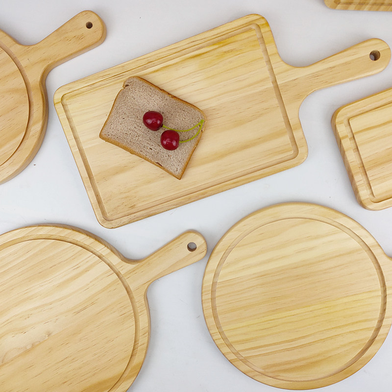 披萨托盘餐盘实木新西兰松木牛排盘西面包木盘盘