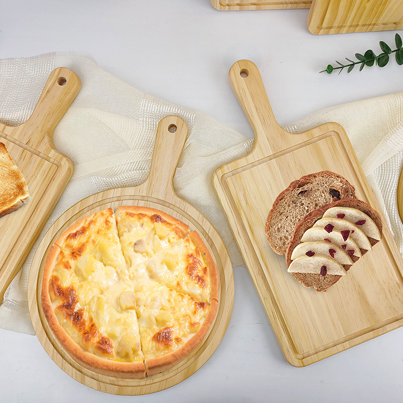 披萨托盘餐盘实木新西兰松木牛排盘西面包木盘盘