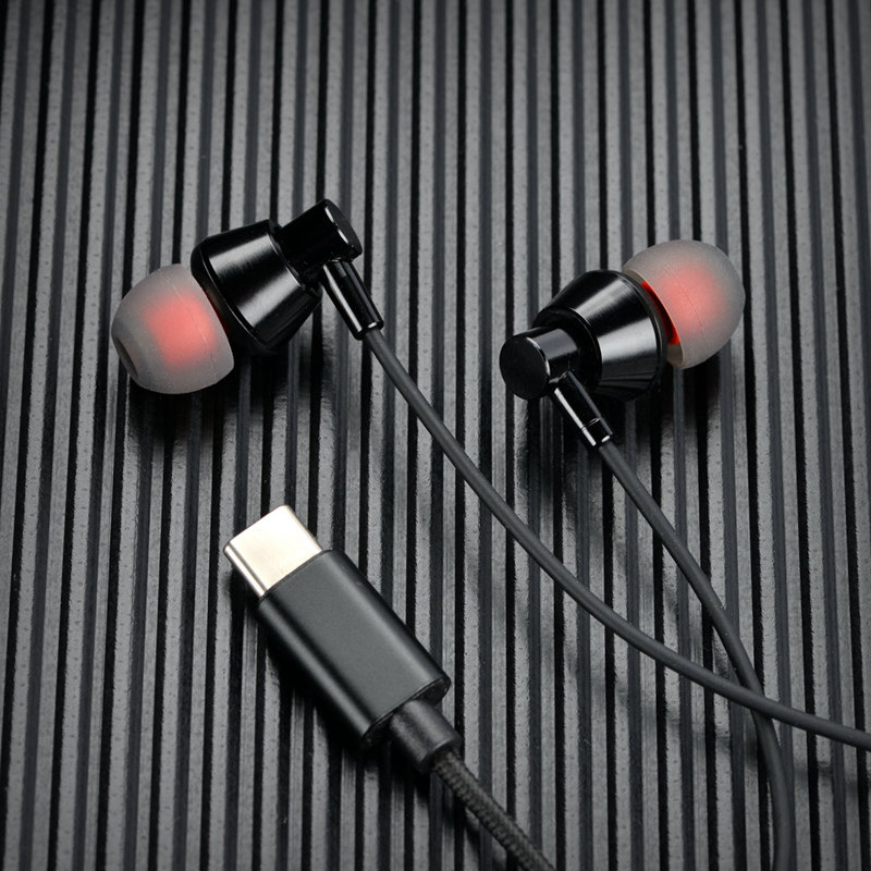 数字耳机type-cdac有线a90ka60扁头note20 手机手机耳机