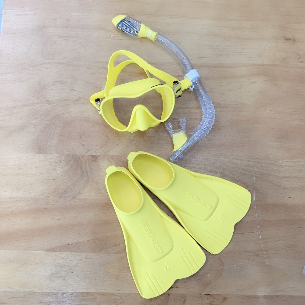 儿童脚蹼cressi宝宝minilight浮潜装备游泳蛙鞋脚蹼