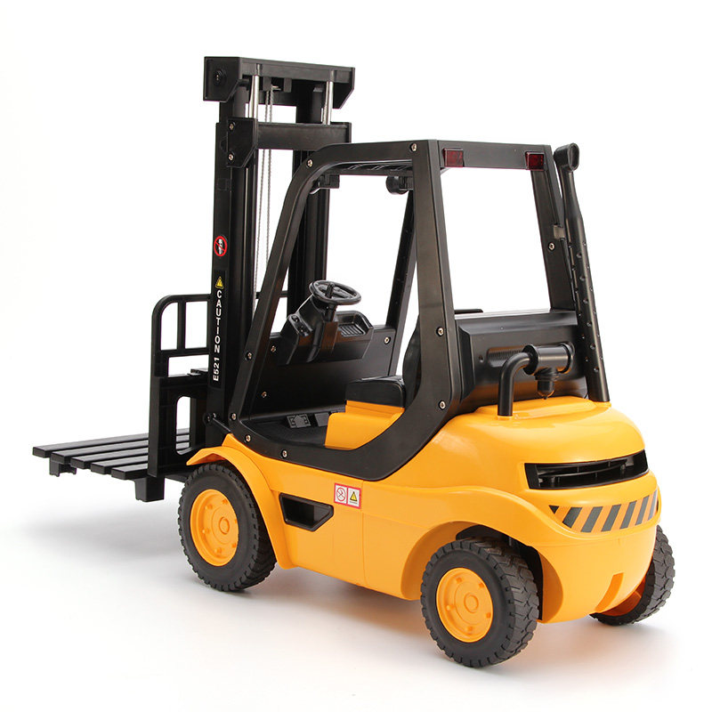 双鹰大号遥控叉车玩具车工程车充电无线仿真儿童电动