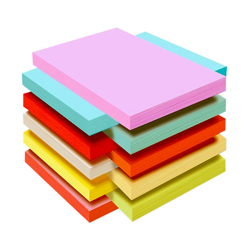 折纸手工制粉红色软纸双面剪纸小学生儿童a4材料折纸