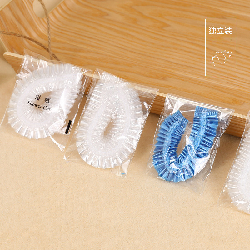 一次性浴帽防水洗澡厨房油烟酒店帽子防尘美容院浴帽