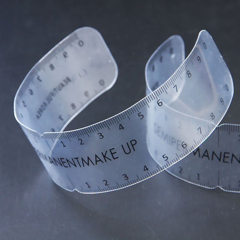 cnc韩式半永久材料 弧度尺 眉形定位尺 纹绣用品 半永久