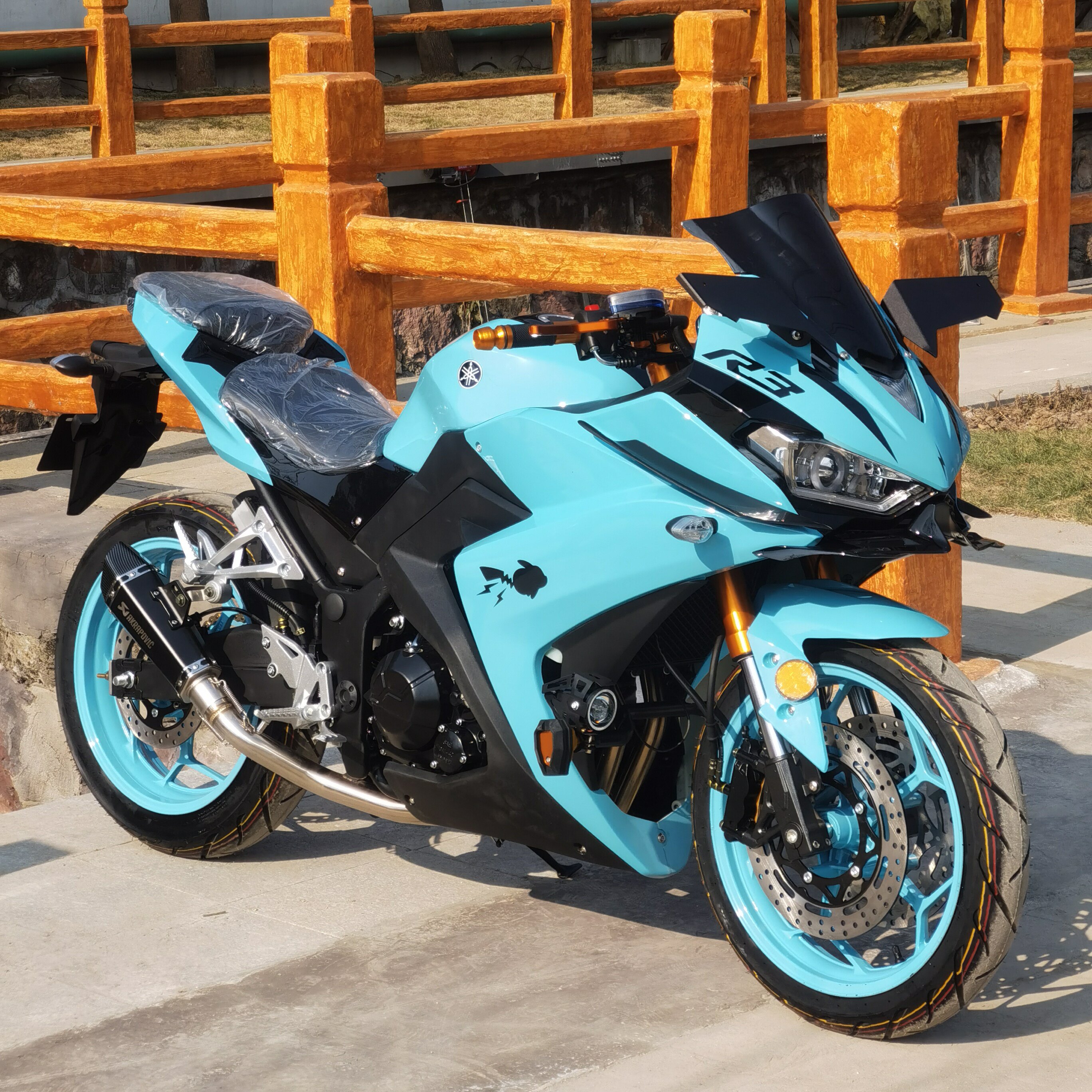 国产r3战神r3摩托车跑车国四电喷大排量地平线重机车全新可上牌 - 多