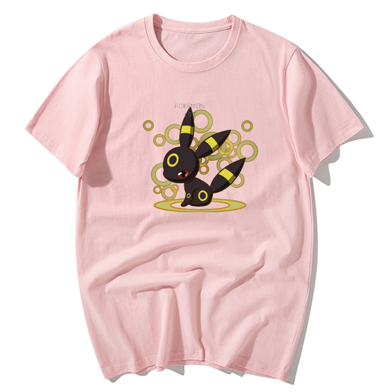 口袋妖怪灵宝可梦伊布进化系列游戏男女t恤