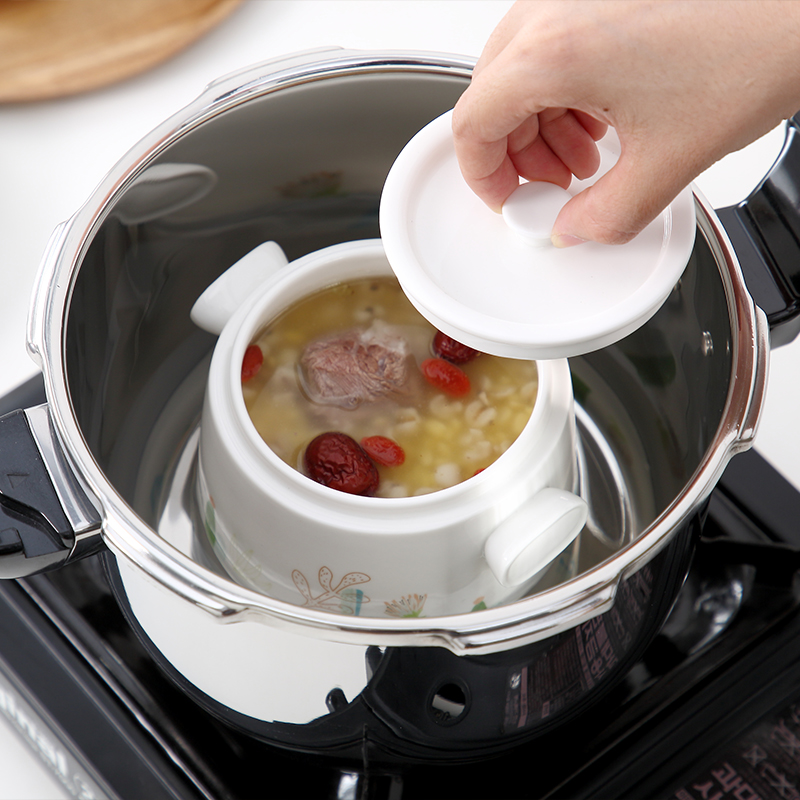 日式燕窝甜品小炖人用陶瓷带盖煲汤双耳炖盅碗炖锅