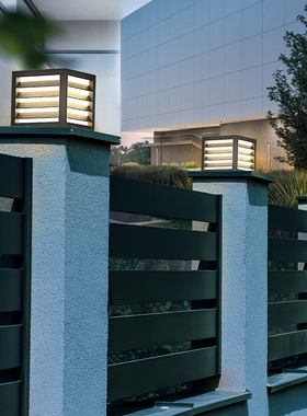 太阳能围墙灯装饰入户大门柱子灯