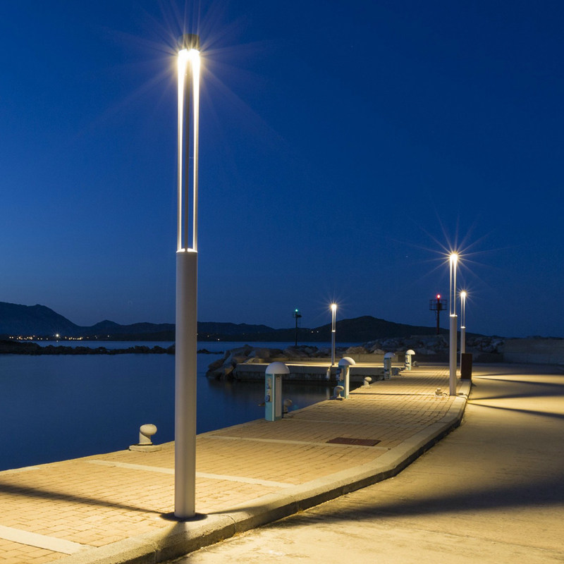 庭院高杆灯户外防水草坪灯简约园林公园花园柱灯景观庭院灯饰