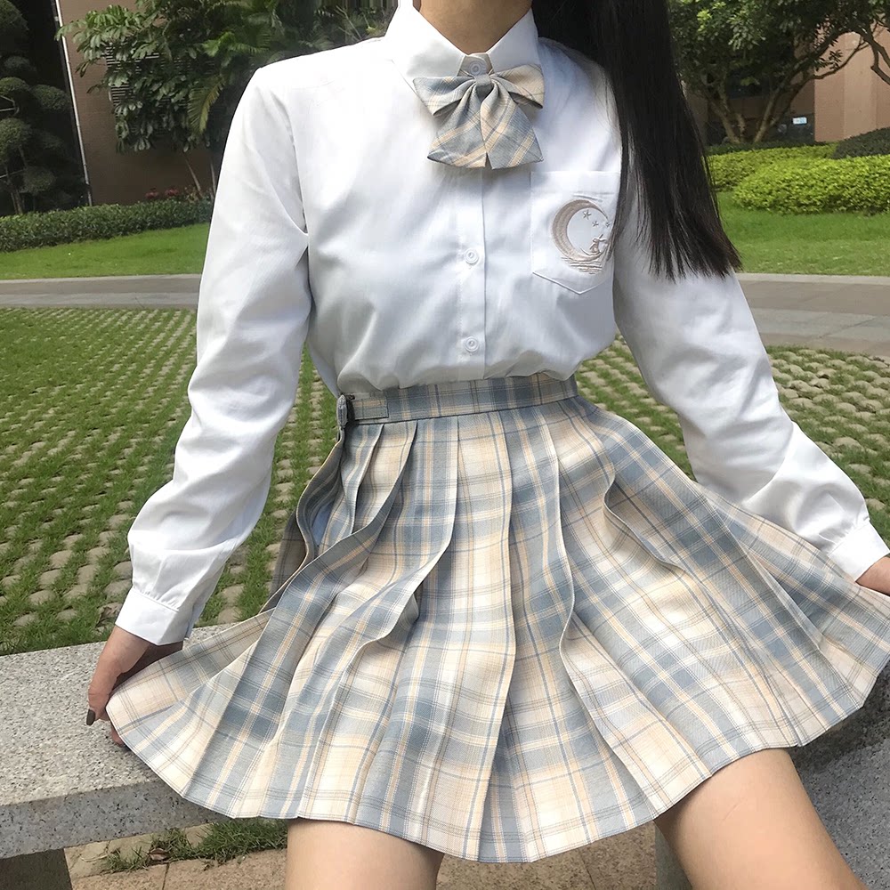 柠檬柠檬海海盐jk制服正版套装秋装正统高中生时尚套装