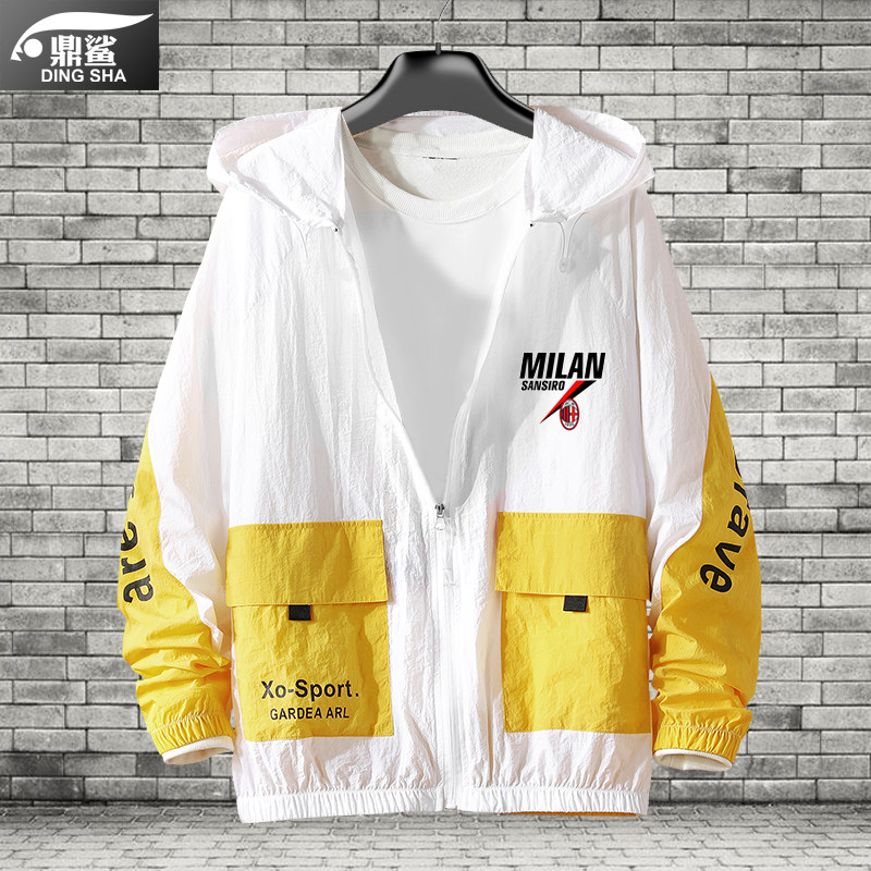 ac衣服夹克衣夹皮肤外套薄款男女防晒米兰夹克
