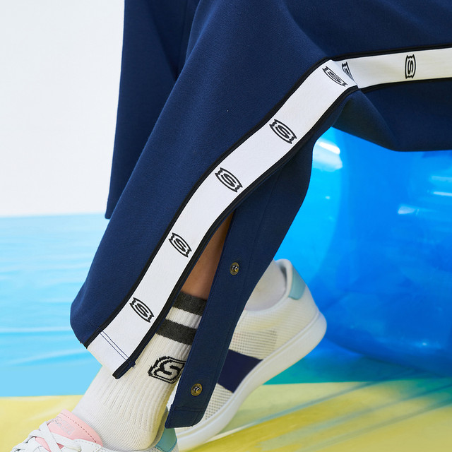 Skechers Skechers Spring 2021 New Casual Straight Pants Wide Leg Pants Women's Wang Fei Fei Same Style Skechers Skechers Spring 2021 New Casual Straight Pants Wide Leg Pants Women's Wang Fei Fei Same Style