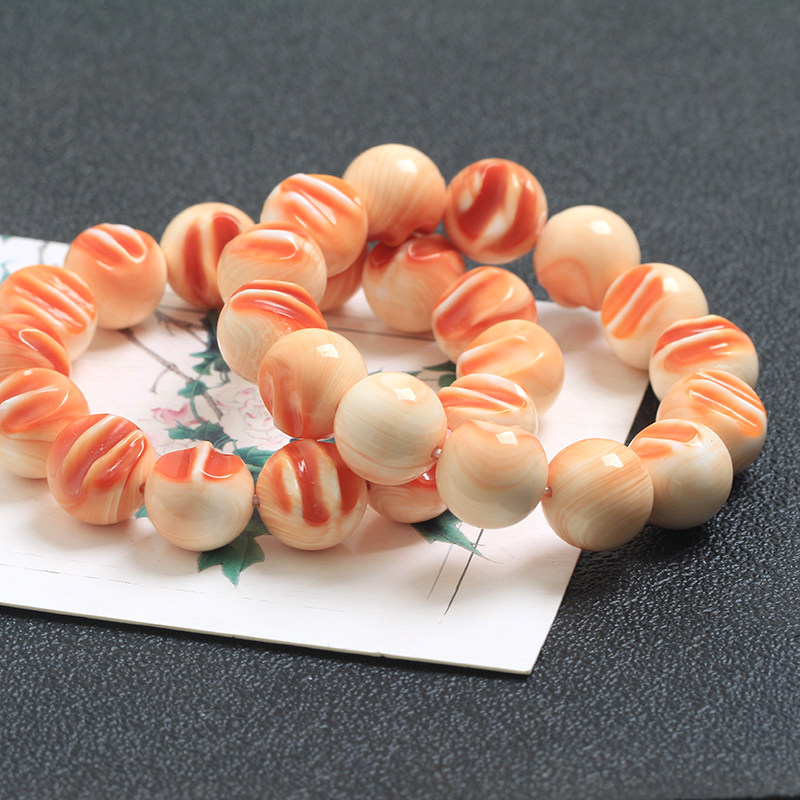 贝壳天然万宝螺宝螺手串巨型珠满手链颗颗带血手链