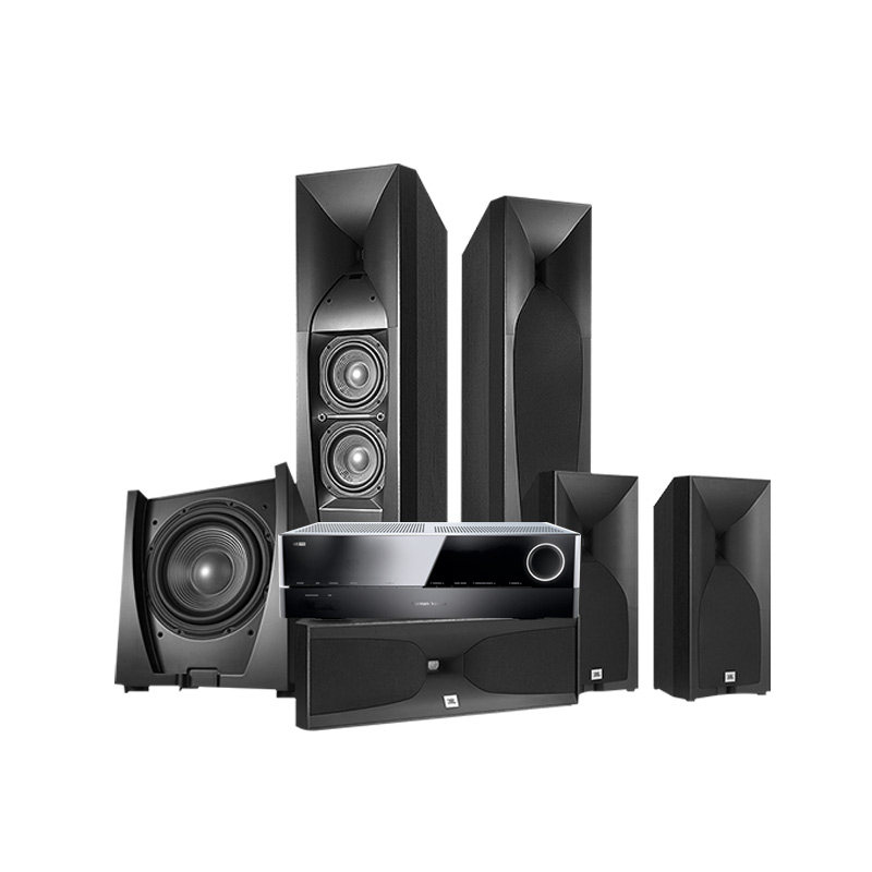 jbl studio 590家庭影院发烧级音响套装5.1声道hifi电影组合音箱