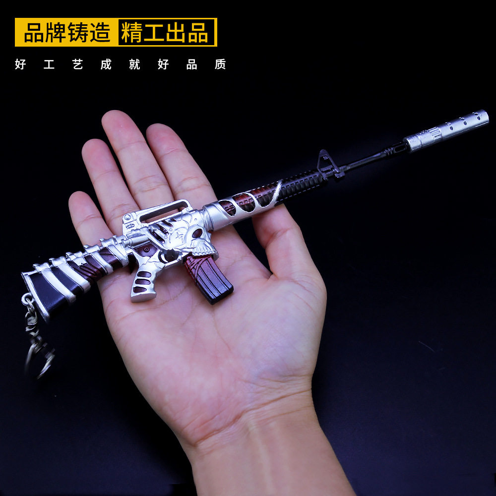 和平精英手办吃鸡血骸风暴m16a4合金模型玩具其他模型玩具