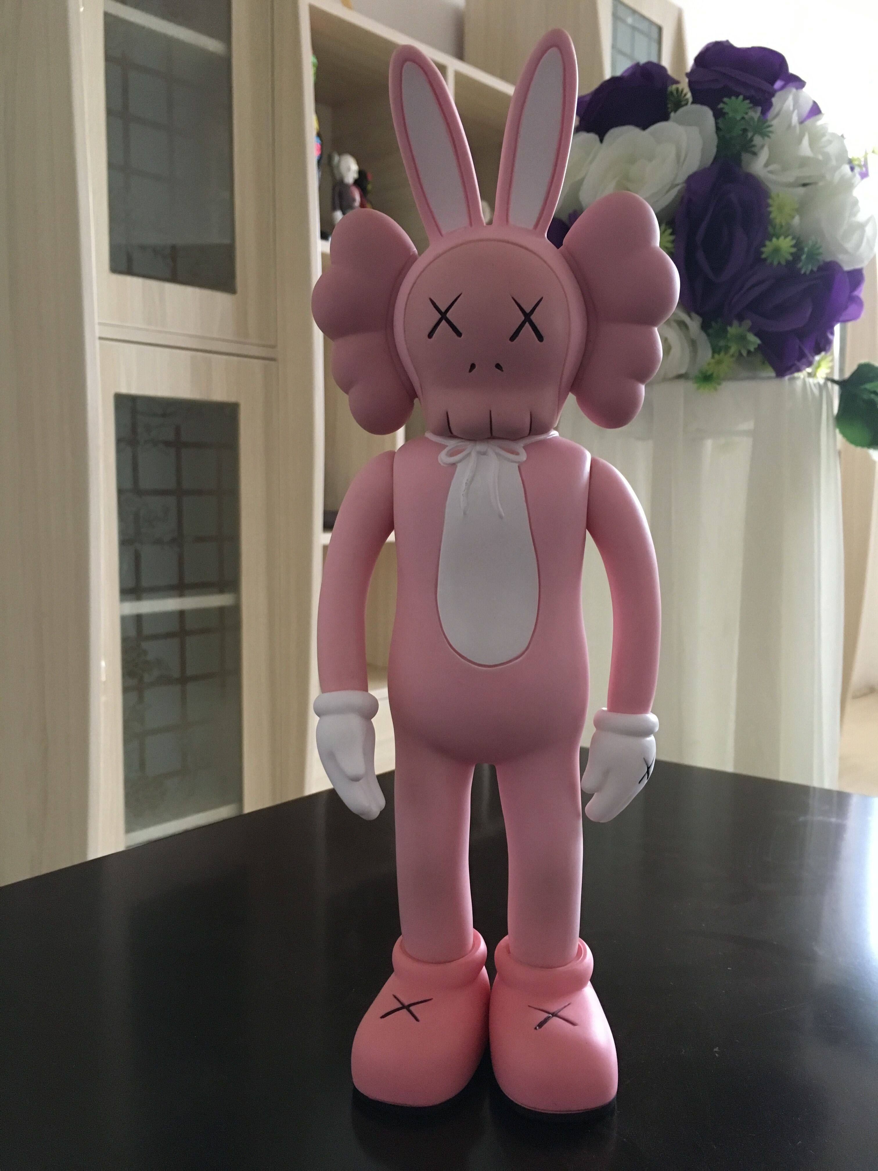 mand kaws 兔子公仔玩具女仆兔女郎潮流玩偶手办模型originalfake