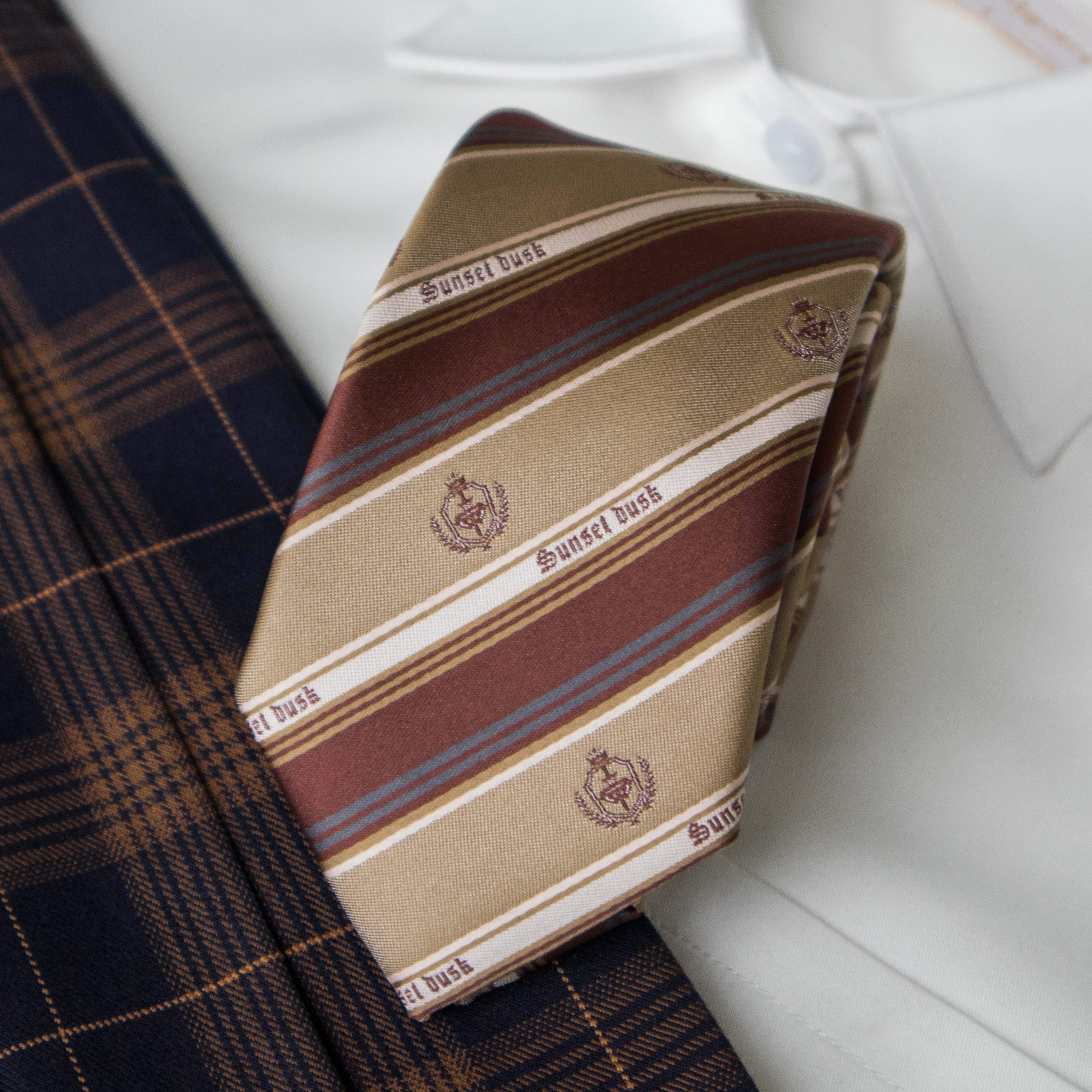 潘特维拉日落黄昏jkdk制服原创设计领带领带