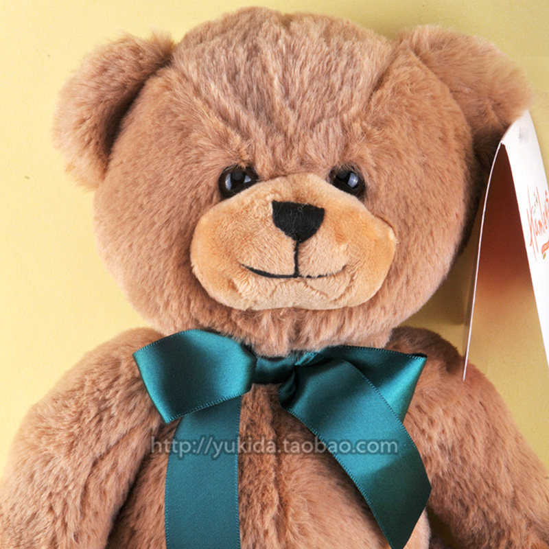 正版英国hamleys经典柔软泰迪熊毛绒布艺玩具公仔毛绒布艺类玩具