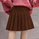 Woolen pleated skirt For women autumn/winter high-waisted skirt 2020 New autumn College plum-size woolen A-line skirt Woolen pleated skirt For women autumn/winter high-waisted skirt 2020 New autumn College plum-size woolen A-line skirt