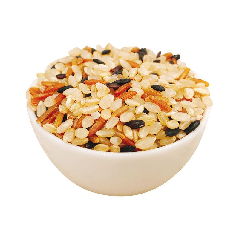 糙米三色新米5斤健身粗粮米糙米饭东北黑红糙米