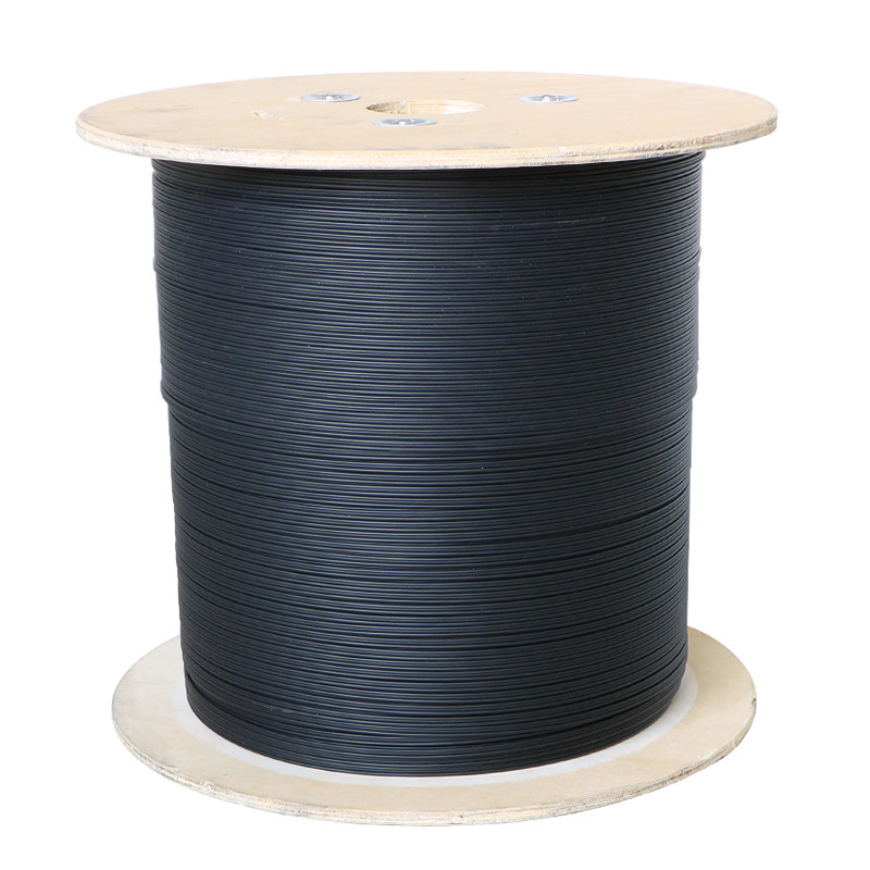 室外2芯皮线光缆单模单芯光纤线3钢丝冷接线电信级 扬业ftth自承式