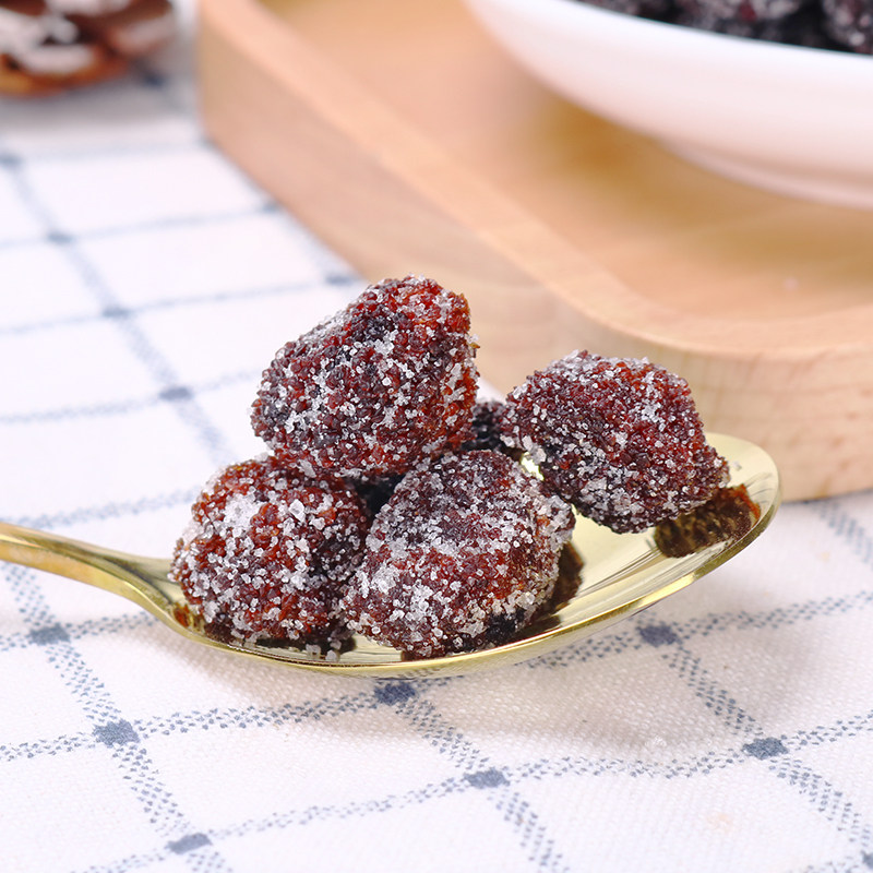 晋龙九制冰糖鲜杨梅干208g*水果脯 晋龙食品梅类制品