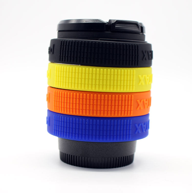 适用宾得单反镜头保护弹力胶圈 防撞硅胶皮镜头橡胶圈变焦环饰皮