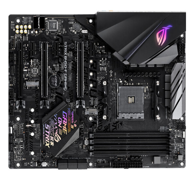 asus/华硕 rog strix b450-f/i gaming台式机电脑游戏猛禽主板