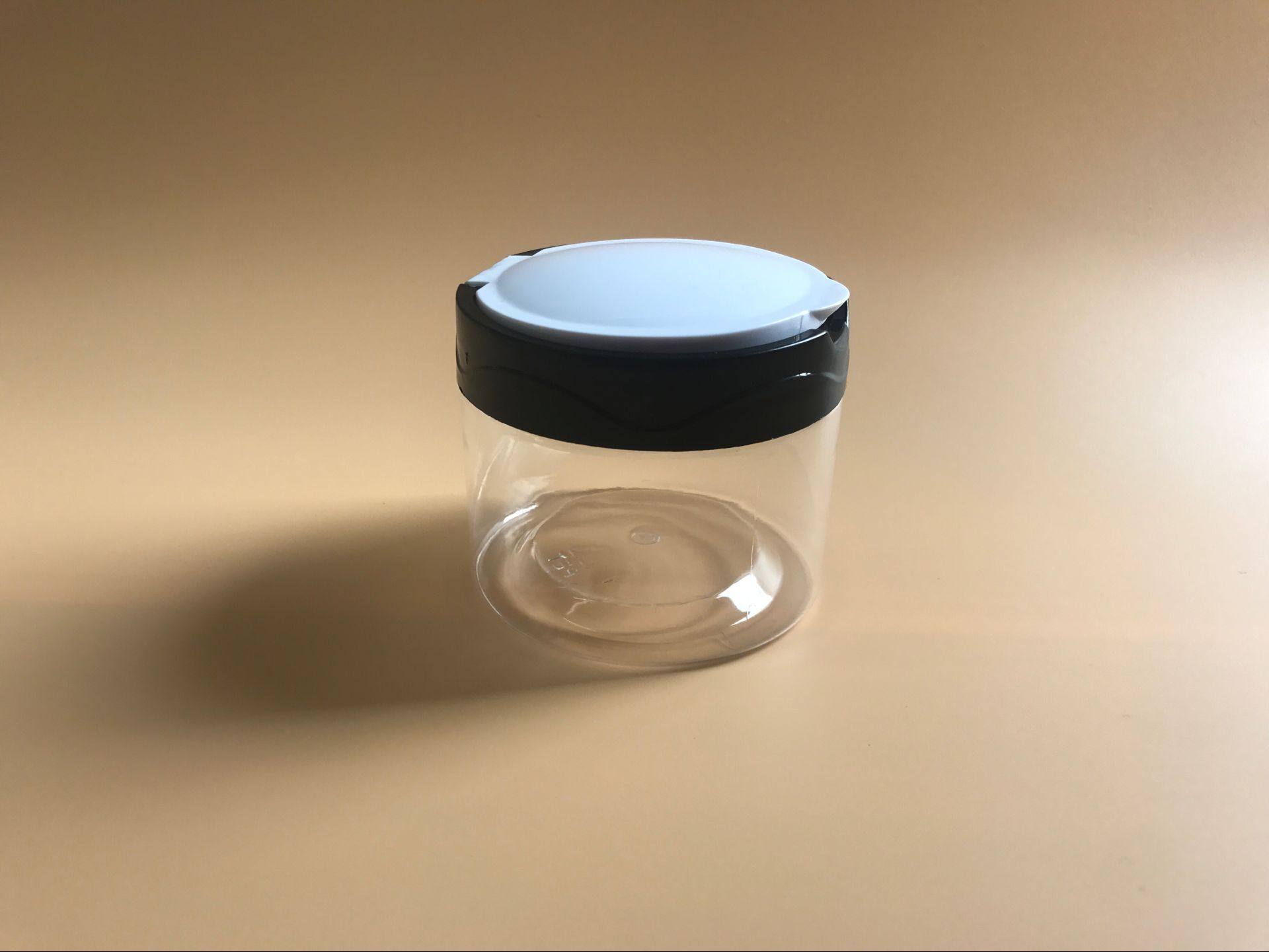 透明塑料易拉罐食品密封包装麻辣海鲜酱菜药粉密封罐