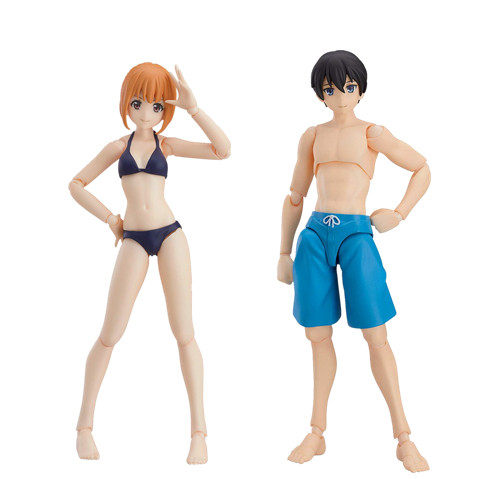 bodymaxfactoryfigma水着男性女性可动模型手办手办