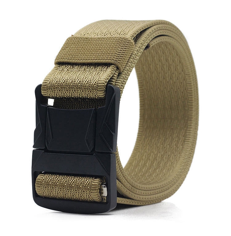 男士腰带松紧战术工装裤带潮流年轻人户外运动帆布腰带