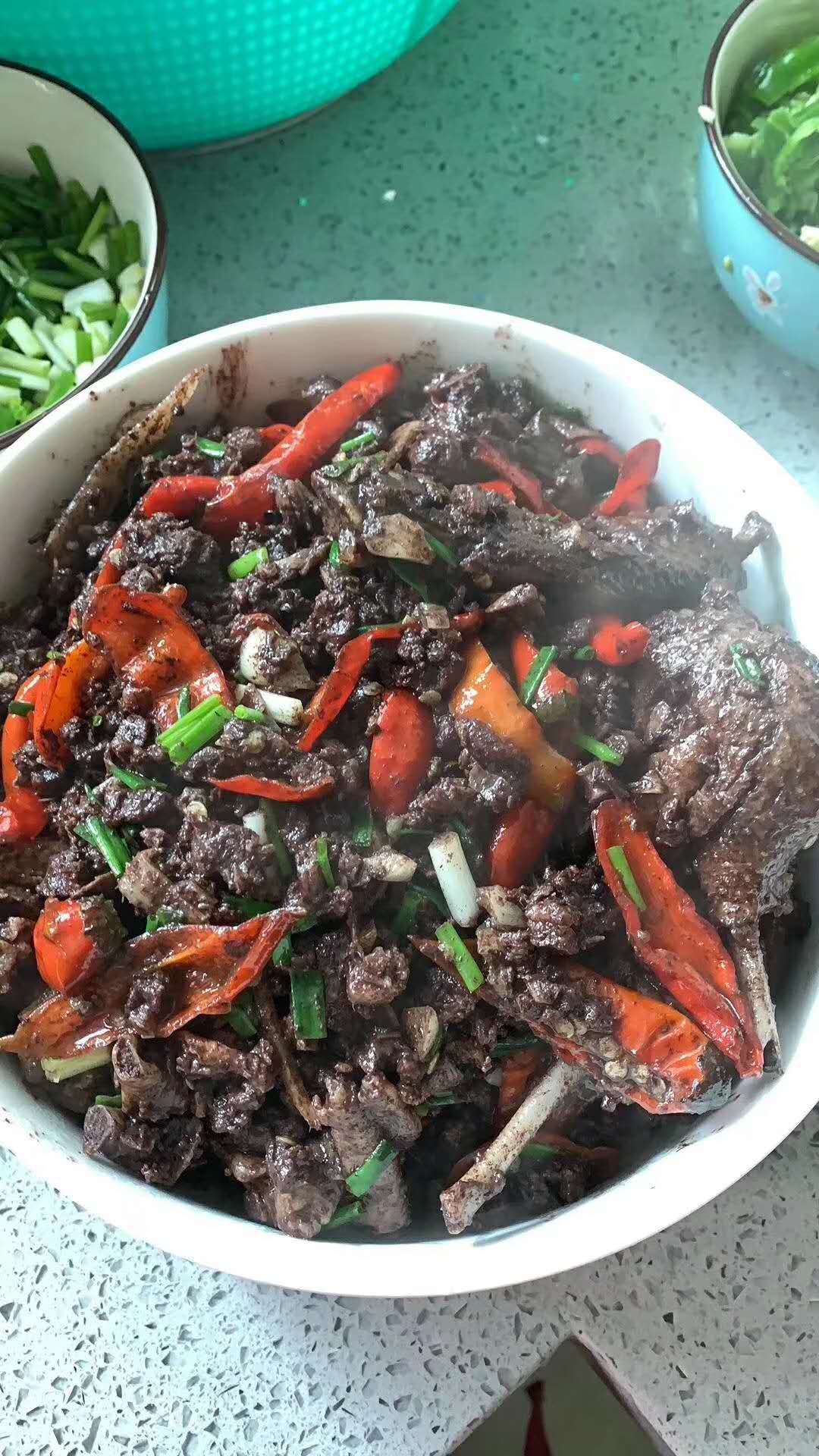 湖南南新崀山特产正宗乡里血酱鸭整只酱血鸭土其它