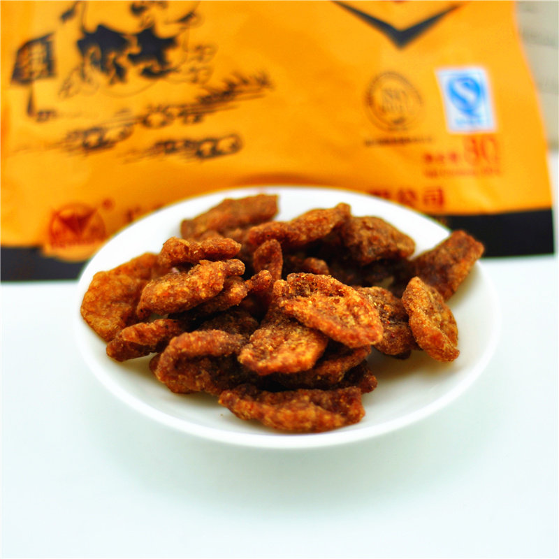 肥牛禛香香菇80g10袋牛肉怀旧经典零食小吃大礼包素肉