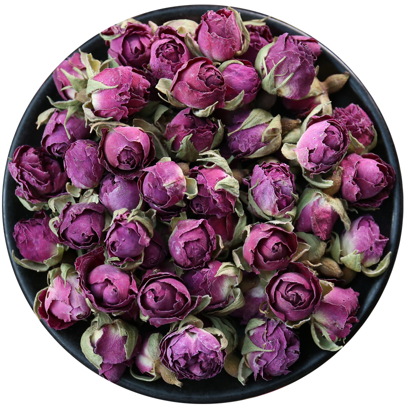 和田玫瑰大马士革红玫瑰花茶花蕾无硫花草女生茶铁养生茶