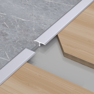 不锈钢金属条万能压边条t型收口条铝合金t型条木地板压条嵌入式