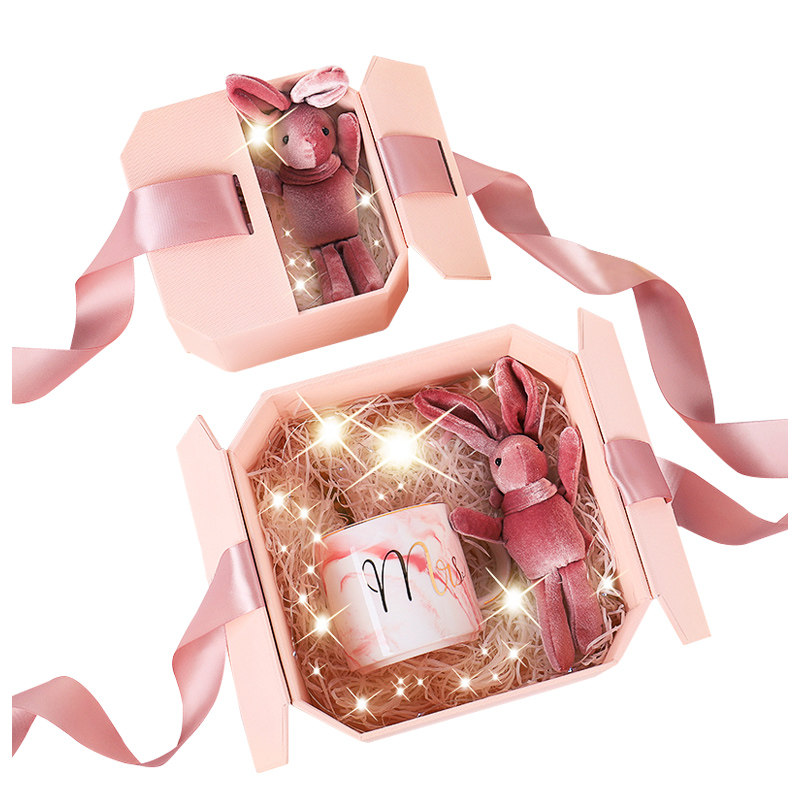 礼物盒子空网红伴手礼盒ins精美韩版生日口红礼品盒男生款包装盒